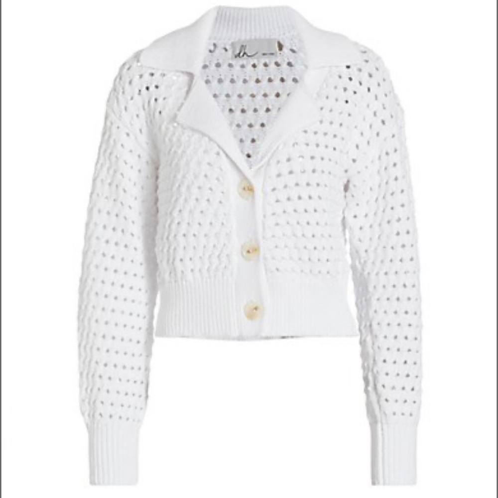 NWT dh New York cropped cardigan